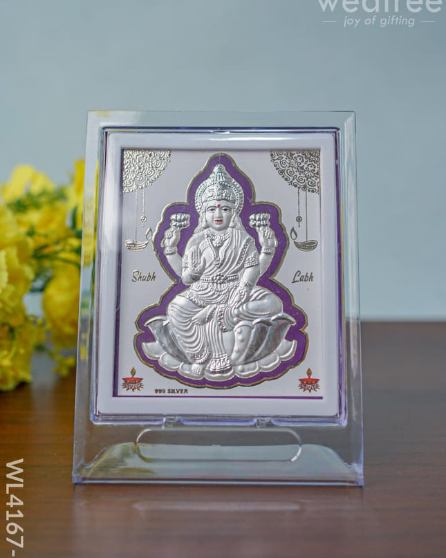 Lakshmi Frame With Stand - Wl4167-1 German Silver Photo