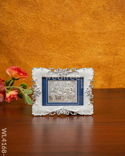 Lakshmi Ganesha 999 Silver Frame - Wl4168 German Photo