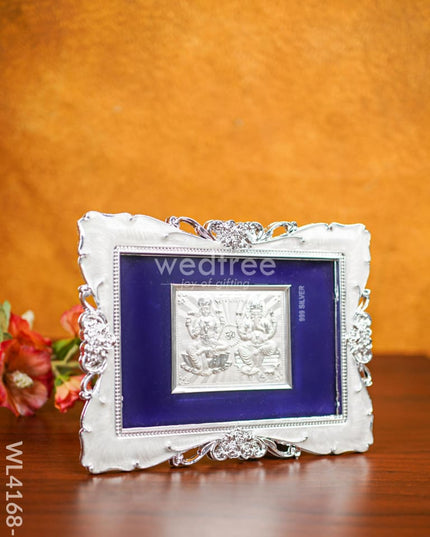 Lakshmi Ganesha 999 Silver Frame - Wl4168 German Photo