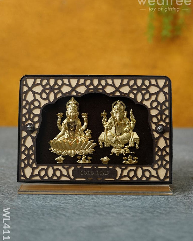 Lakshmi-Ganesha Frame With Stand (5 X 6) - Wl4112 Frames