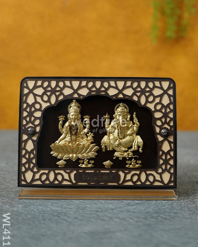 Lakshmi-Ganesha Frame With Stand (5 X 6) - Wl4112 Frames
