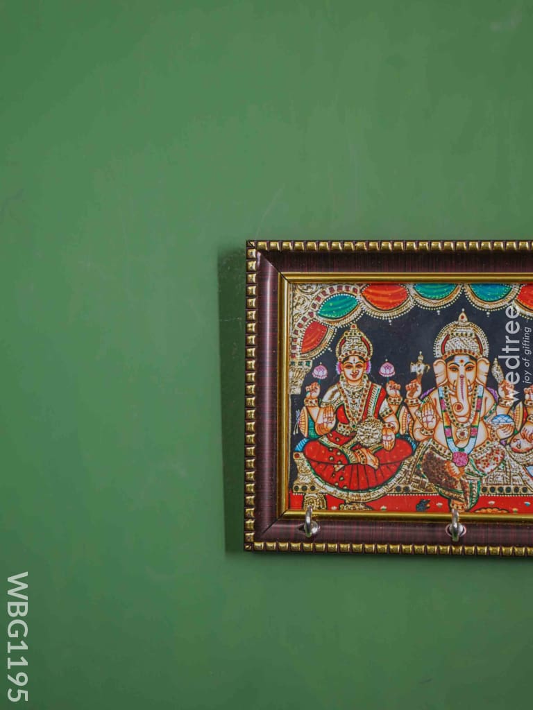 Lakshmi Ganesha Saraswathi Frame Key Hanger - Wbg1195 Hangers