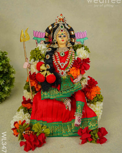 Lakshmi Saraswathi Durga - Set Of 3 Wl3472 Dolls