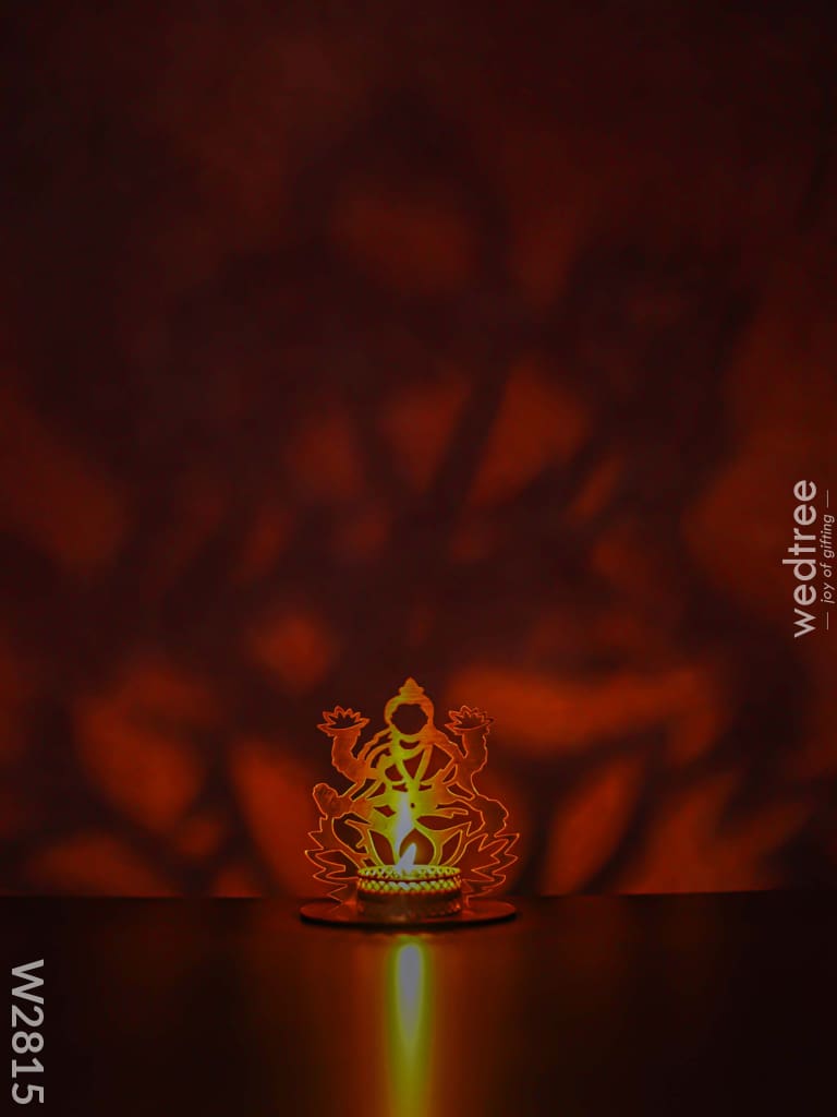 Lakshmi Shadow Candle Holder - Mdf W2815 Diyas