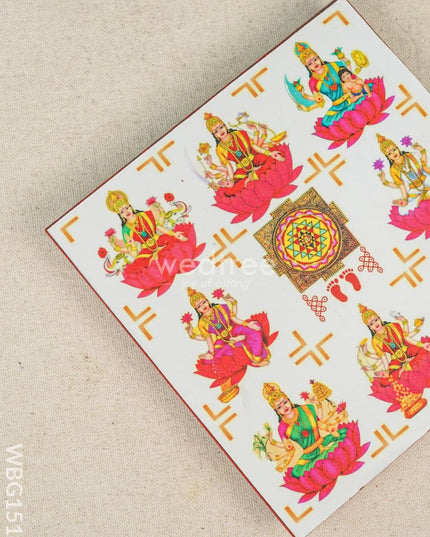 Laminated Manai - Ashtalaksmi Design Wbg1511 Rg