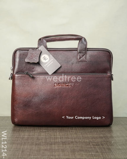 Laptop Bag In Leather With Sleck Pattern - Wl1214 Corporate Gifts