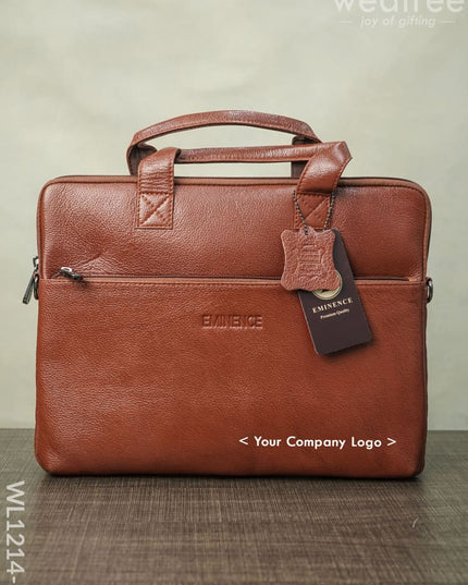 Laptop Bag In Leather With Sleck Pattern - Wl1214 Corporate Gifts