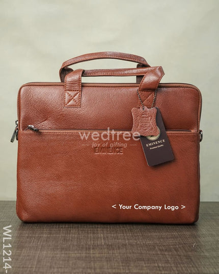 Laptop Bag In Leather With Sleck Pattern - Wl1214 Corporate Gifts