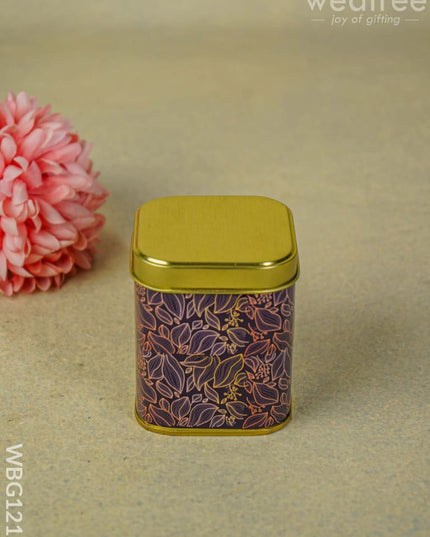 Leaf Designed Tin Box - Wbg1212 Dining Essentials
