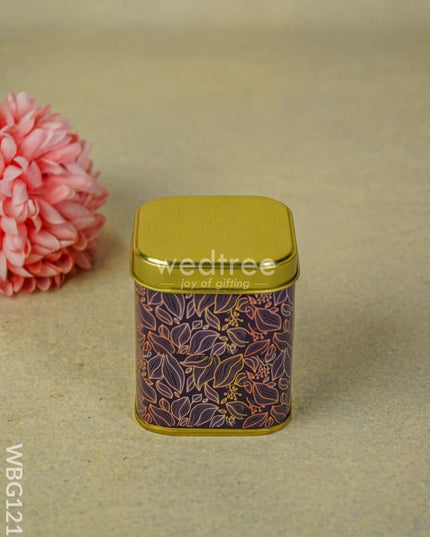 Leaf Designed Tin Box - Wbg1212 Dining Essentials