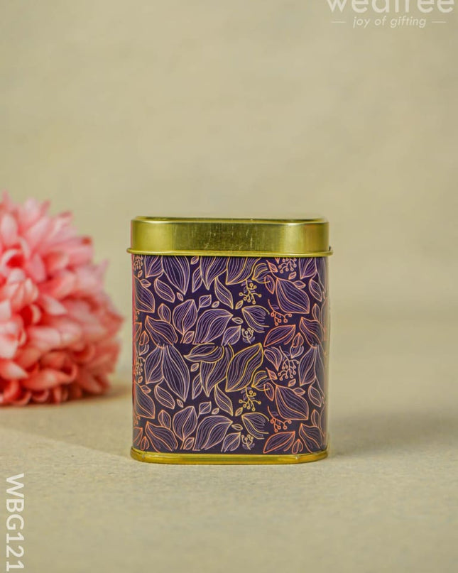 Leaf Designed Tin Box - Wbg1212 Dining Essentials