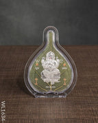 Leaf Stand Silver Plated - Ganesha - WL1634-1