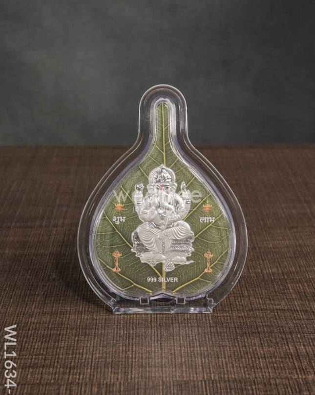 Leaf Stand Silver Plated - Wl1634 Ganesha Wl1634-1 German Photo Frame