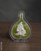 Leaf Stand Silver Plated - Laddu Gopal - WL1634-3