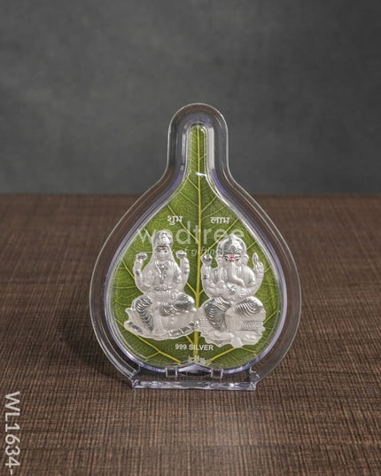 Leaf Stand Silver Plated - Wl1634 Lakshmi Ganesha Wl1634-4 German Photo Frame