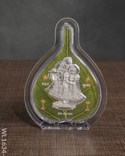 Leaf Stand Silver Plated - Wl1634 Radhe Krishna Wl1634-2 German Photo Frame