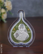 Leaf Stand Silver Plated - Sai Baba - WL1634-7