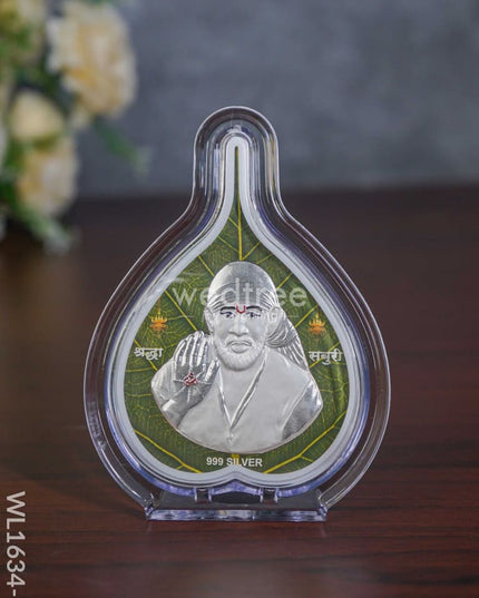 Leaf Stand Silver Plated - Wl1634 Sai Baba Wl1634-7 German Photo Frame