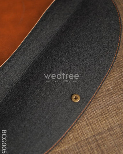 Leather Folder - Brown Bcg0058 Branding