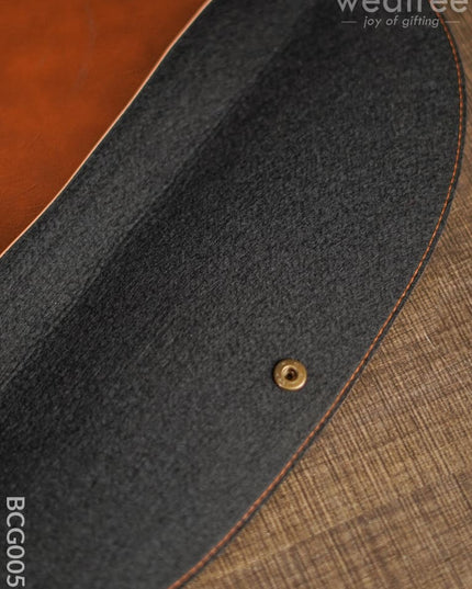 Leather Folder - Brown Bcg0058 Branding