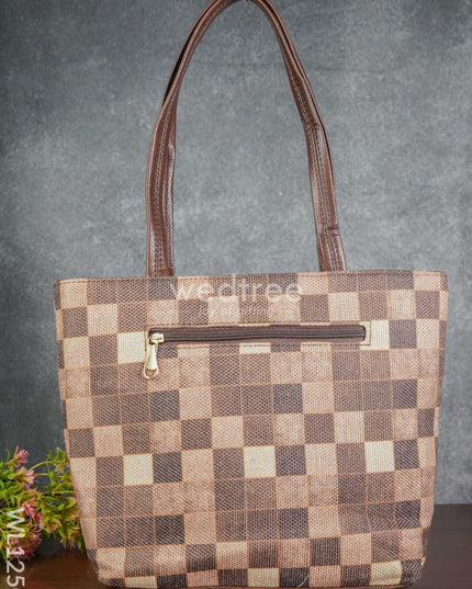 Leather Hand Bag With Handle - Wl1250 Regular Handbags