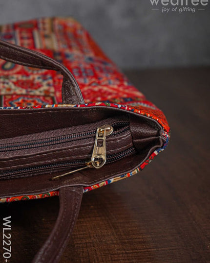 Leather Handbag With Purse - Wl2270-2 Regular Handbags
