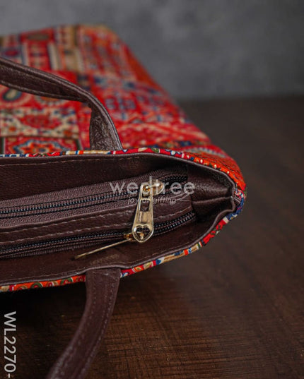 Leather Handbag With Purse - Wl2270-2 Regular Handbags