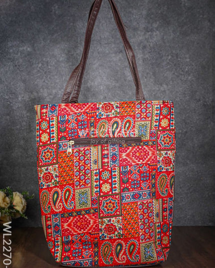 Leather Handbag With Purse - Wl2270-2 Regular Handbags