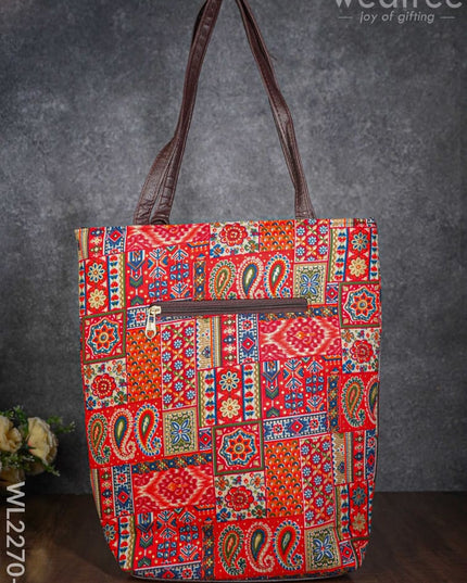Leather Handbag With Purse - Wl2270-2 Regular Handbags