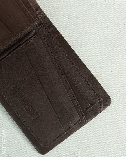 Leather Men’s Wallet - Brown - WL5006-1 Bags & Wallets