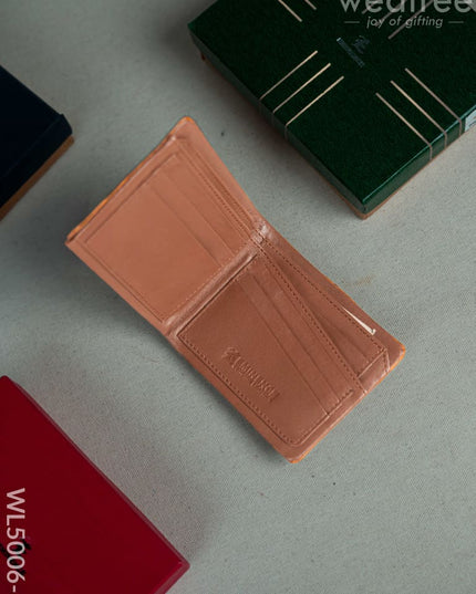 Leather Men’s Wallet - Tan - WL5006-3 Bags & Wallets