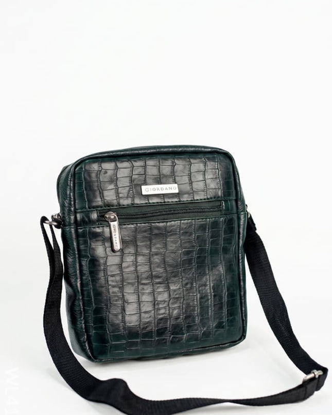 Leather Sling Bag - Forest Green - WL4156 - Sling Bags