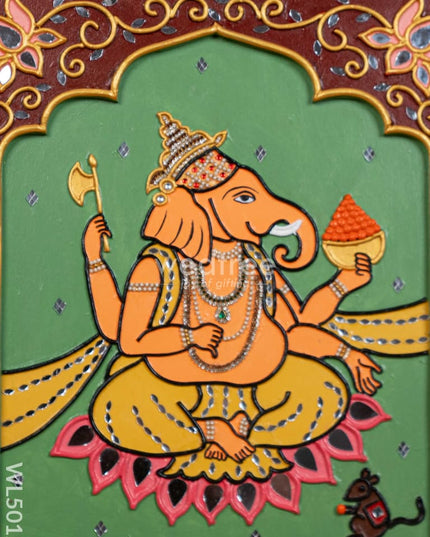 Lippan Art: Ganesha Hanging Frame - 16 x 14 inch - WL5012 Frames