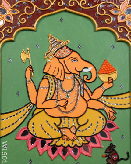 Lippan Art: Ganesha Hanging Frame - 16 x 14 inch - WL5012 Frames