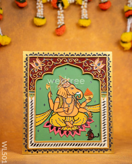 Lippan Art: Ganesha Hanging Frame - 16 x 14 inch - WL5012 Frames