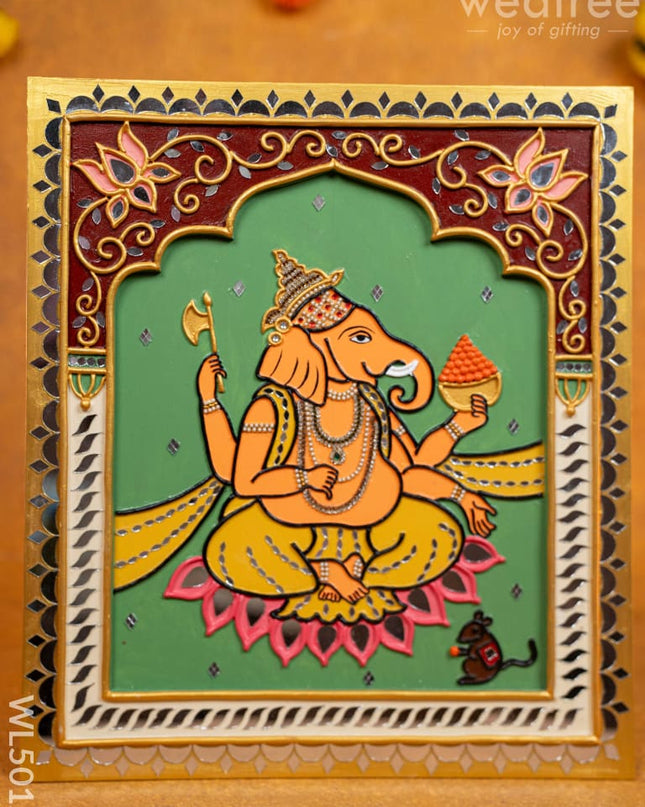 Lippan Art: Ganesha Hanging Frame - 16 x 14 inch - WL5012 Frames