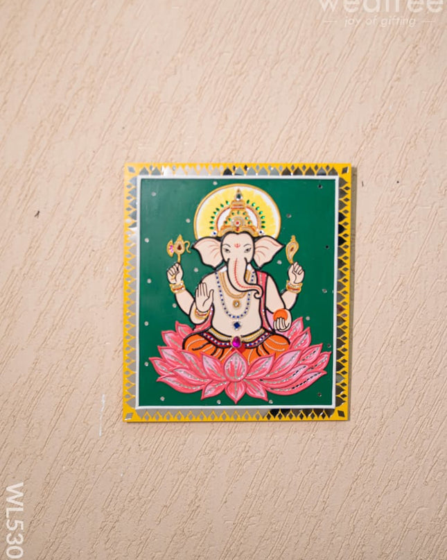 Lippan Art: Ganesha Hanging Frame - 16 x 14 inch - WL5302 - Lippan Art