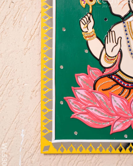 Lippan Art: Ganesha Hanging Frame - 16 x 14 inch - WL5302 - Lippan Art