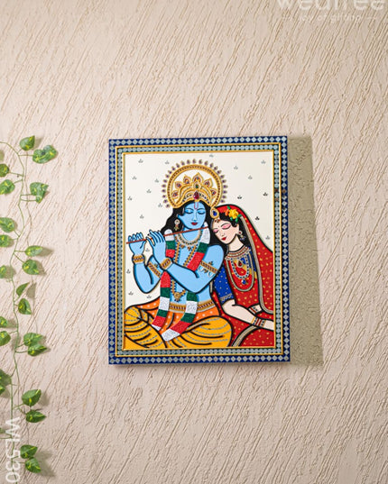 Lippan Art: Krishna Hanging Frame - 20 x 16 inch - WL5307 - Lippan Art