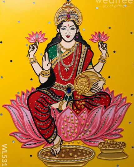 Lippan Art: Lakshmi Hanging Frame - 20 x 16 inch - WL5311 - Lippan Art