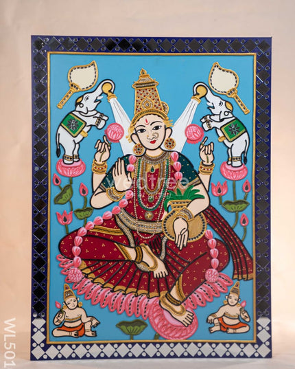 Lippan Art: Mahalakshmi Hanging Frame - 24 x 18 inch - WL5010 Lippan Art