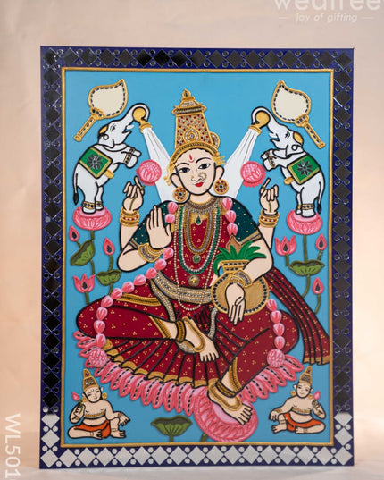 Lippan Art: Mahalakshmi Hanging Frame - 24 x 18 inch - WL5010 Lippan Art