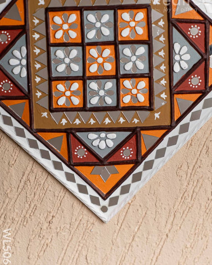 Lippan Art: Rangoli Frame - 12 inch - WL5067 Lippan Art