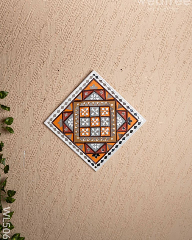 Lippan Art: Rangoli Frame - 12 inch - WL5067 Lippan Art