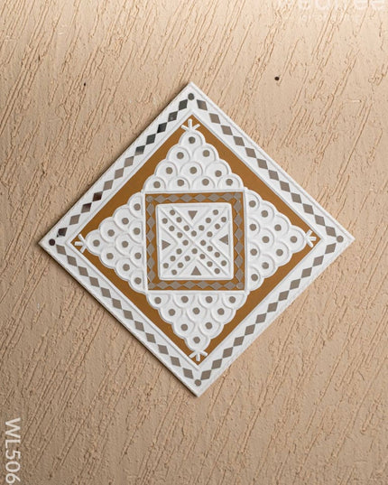 Lippan Art: Rangoli Frame - 12 inch - WL5064 Lippan Art