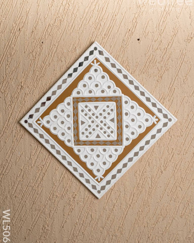 Lippan Art: Rangoli Frame - 12 inch - WL5064 Lippan Art