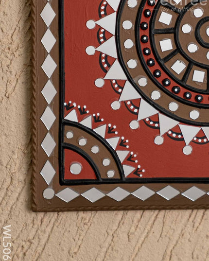 Lippan Art: Rangoli Frame - 12 inch - WL5066 Lippan Art