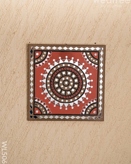 Lippan Art: Rangoli Frame - 12 inch - WL5066 Lippan Art