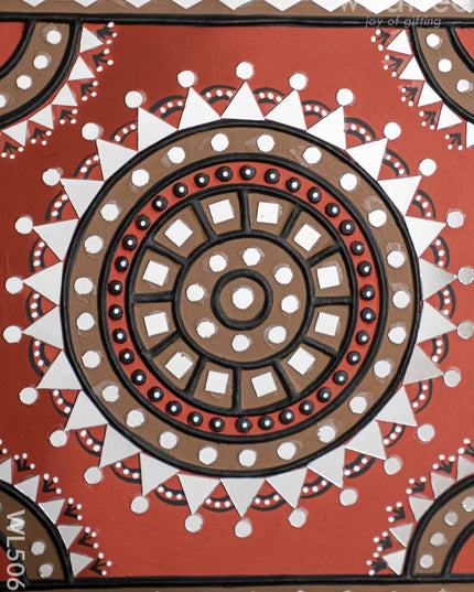 Lippan Art: Rangoli Frame - 12 inch - WL5066 Lippan Art