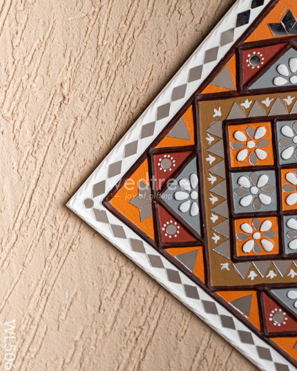 Lippan Art: Rangoli Frame - 12 inch - WL5067 Lippan Art
